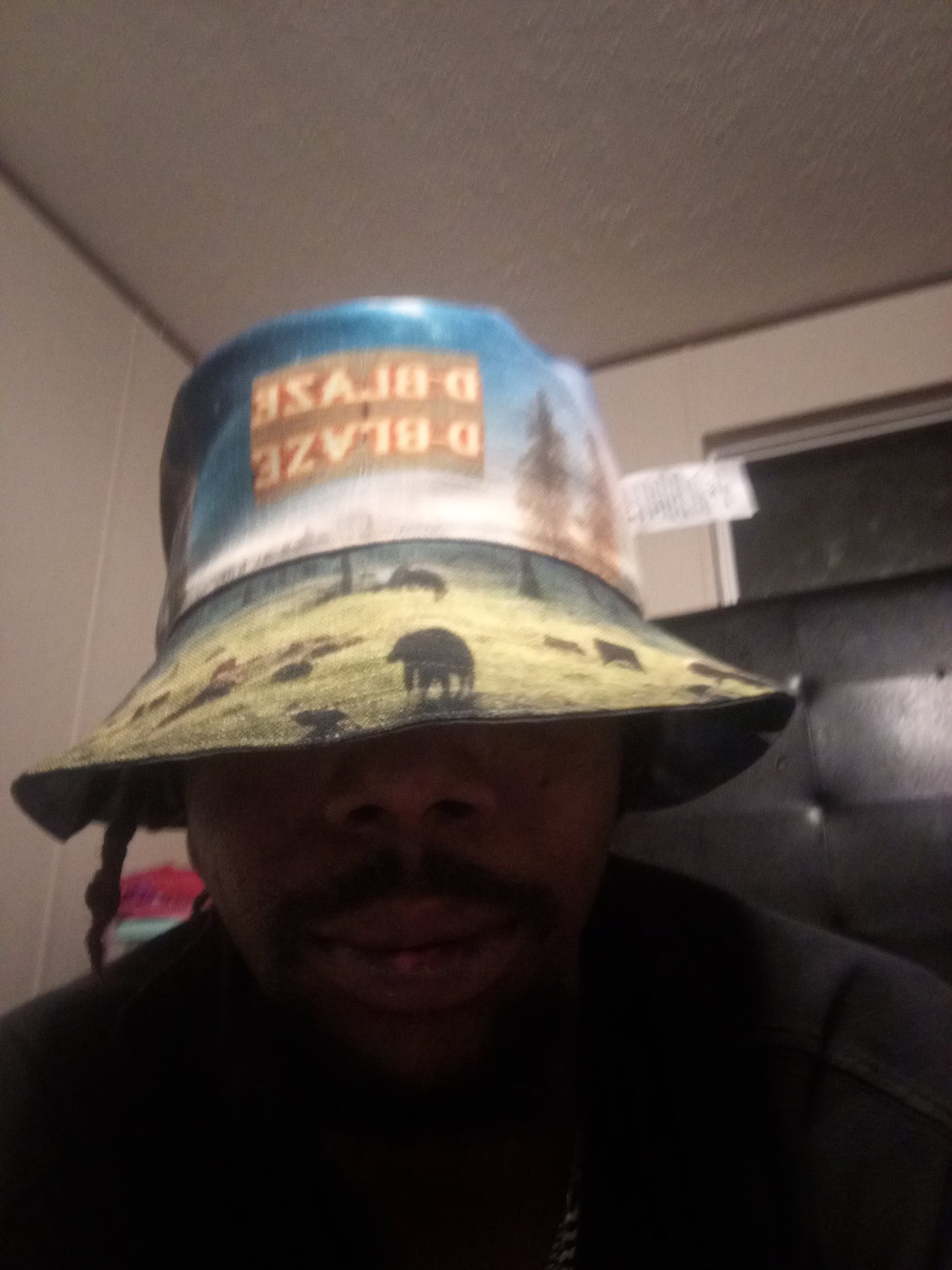 Bright side by D-Blaze: Reversible bucket hat - Shine On with d-Blaze