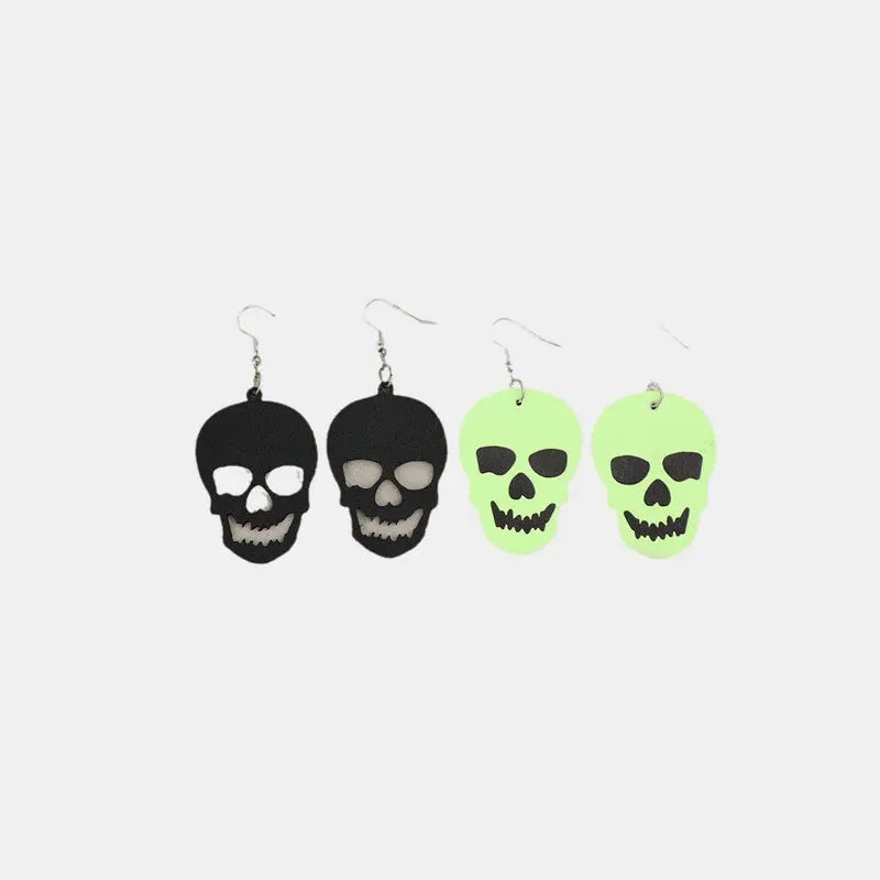 2 Piece PU Leather Skull Dangle Earrings2 Piece PU Leather Skull Dangle Earrings{https://embermembers.d-blaze-ventura.com/checkout/2 Piece PU Leather Skull Dangle Earrings}