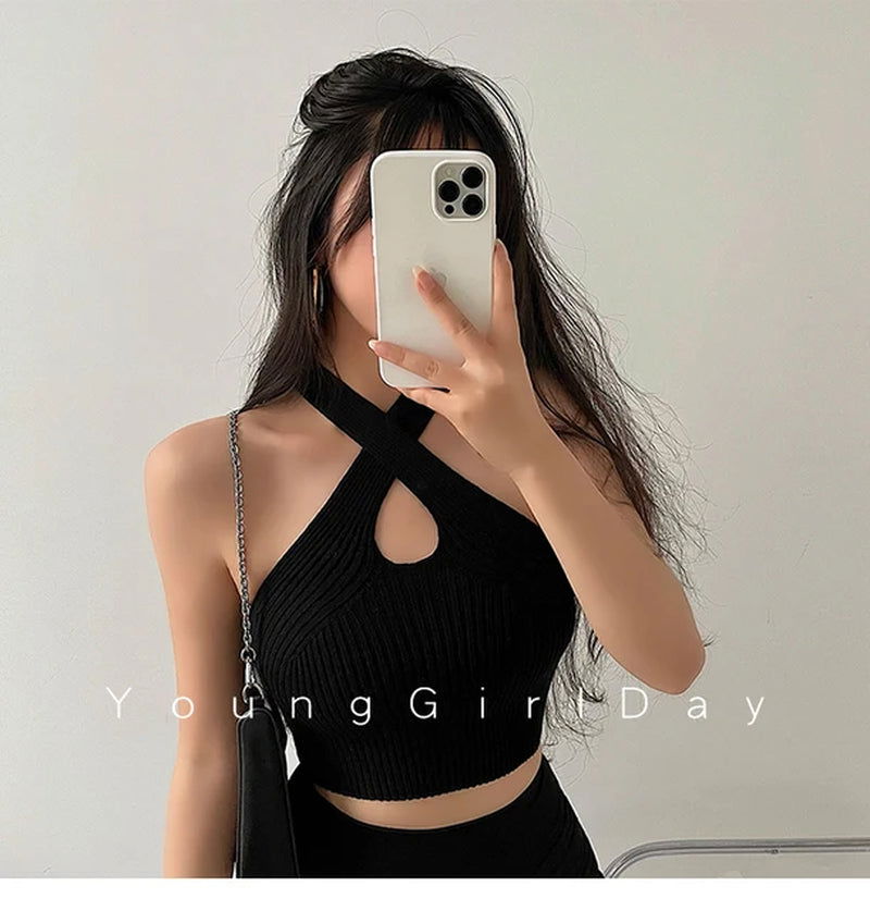 Chic Cross-Front Knitted Crop TopChic Cross-Front Knitted Crop Top{https://embermembers.d-blaze-ventura.com/checkout/Chic Cross-Front Knitted Crop Top}