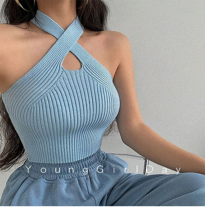 Chic Cross-Front Knitted Crop TopChic Cross-Front Knitted Crop Top{https://embermembers.d-blaze-ventura.com/checkout/Chic Cross-Front Knitted Crop Top}