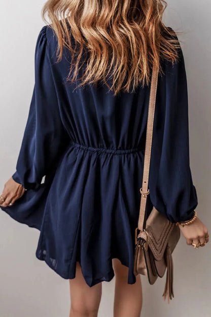 Drawstring Half Button Long Sleeve DressDrawstring Half Button Long Sleeve Dress{https://embermembers.d-blaze-ventura.com/checkout/Drawstring Half Button Long Sleeve Dress}