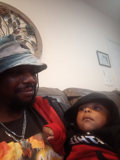 Bright side by D-Blaze: Reversible bucket hat - Shine On with d-Blaze