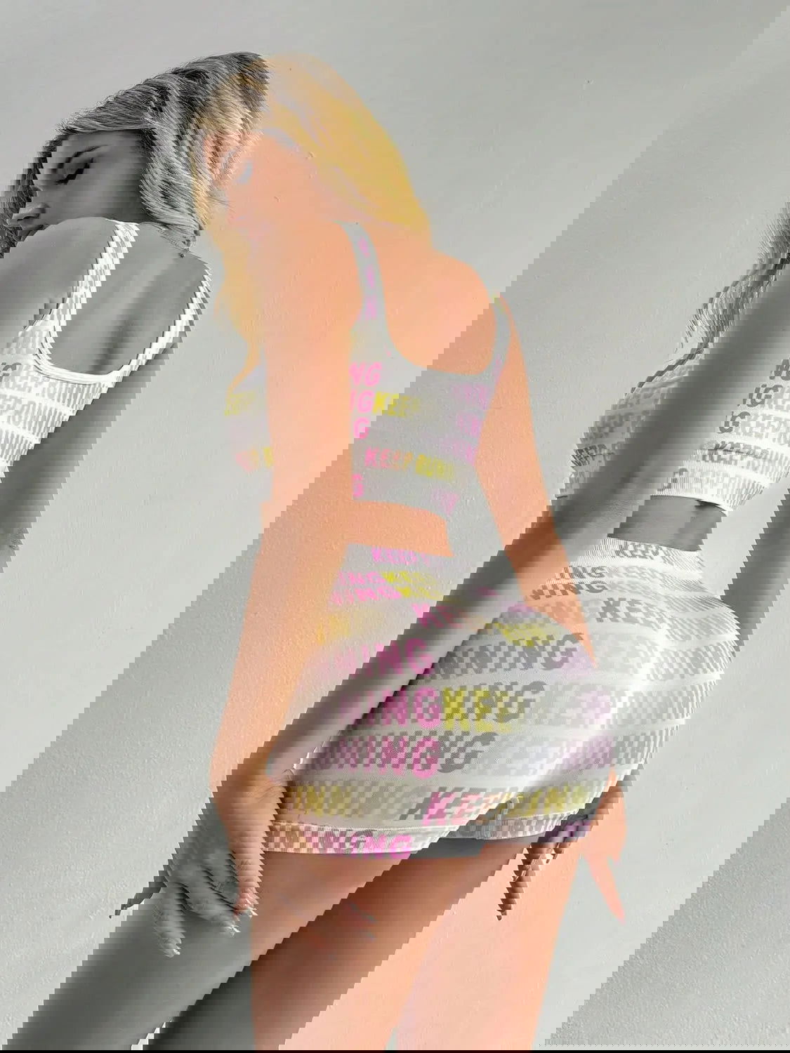Letter Printed Wide Strap TopLetter Printed Wide Strap Top and Shorts Active Set{https://embermembers.d-blaze-ventura.com/checkout/Letter Printed Wide Strap Top and Shorts Active Set}