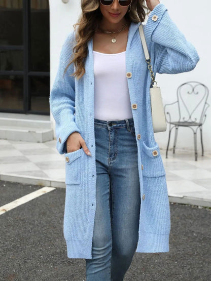 amazing dealsPocketed Button Up Long Sleeve Hooded Cardigan{https://embermembers.d-blaze-ventura.com/checkout/Pocketed Button Up Long Sleeve Hooded Cardigan}