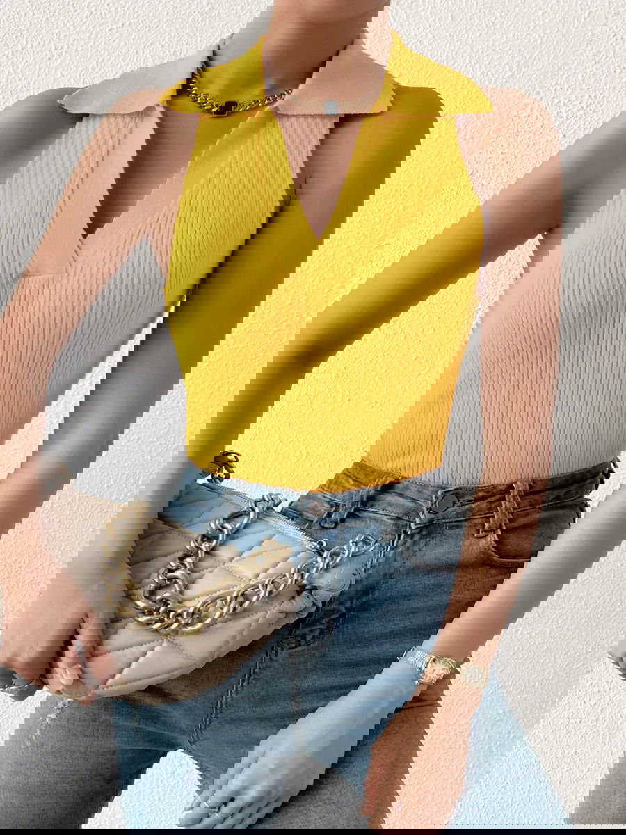 -Neck Ribbed Knit Crop Top - Sleeveless Turndown CollarSummer V-Neck Ribbed Knit Crop Top - Sleeveless Turndown Collar in 10 {https://embermembers.d-blaze-ventura.com/checkout/Summer V-Neck Ribbed Knit Crop Top - Sleeveless Turndown Collar in 10 }