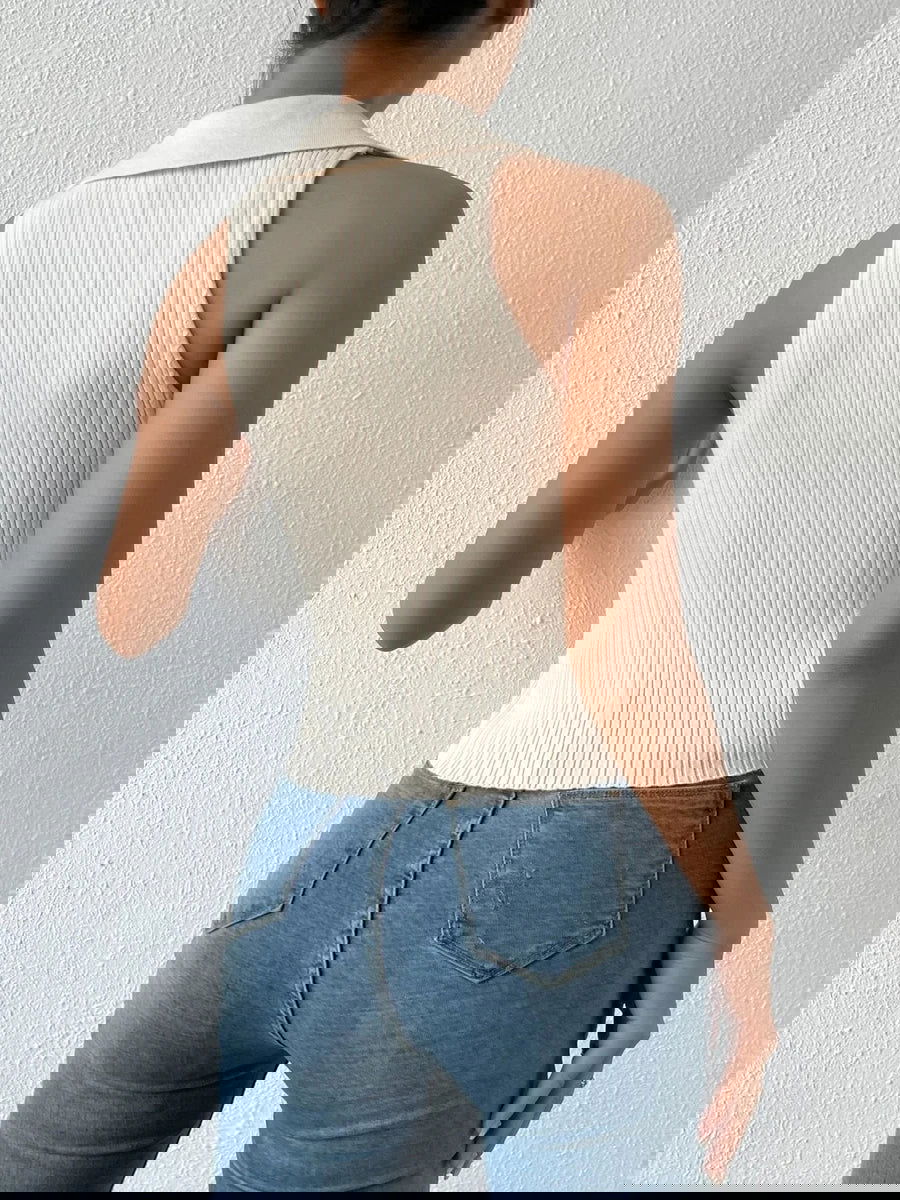 -Neck Ribbed Knit Crop Top - Sleeveless Turndown CollarSummer V-Neck Ribbed Knit Crop Top - Sleeveless Turndown Collar in 10 {https://embermembers.d-blaze-ventura.com/checkout/Summer V-Neck Ribbed Knit Crop Top - Sleeveless Turndown Collar in 10 }