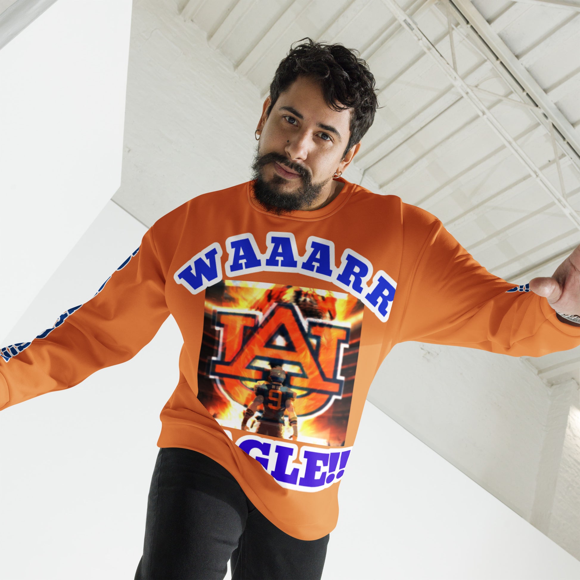 Unofficial Auburn University logo unisex Sweatshirt (profit split until approved for the University) - Shine On with d-Blaze