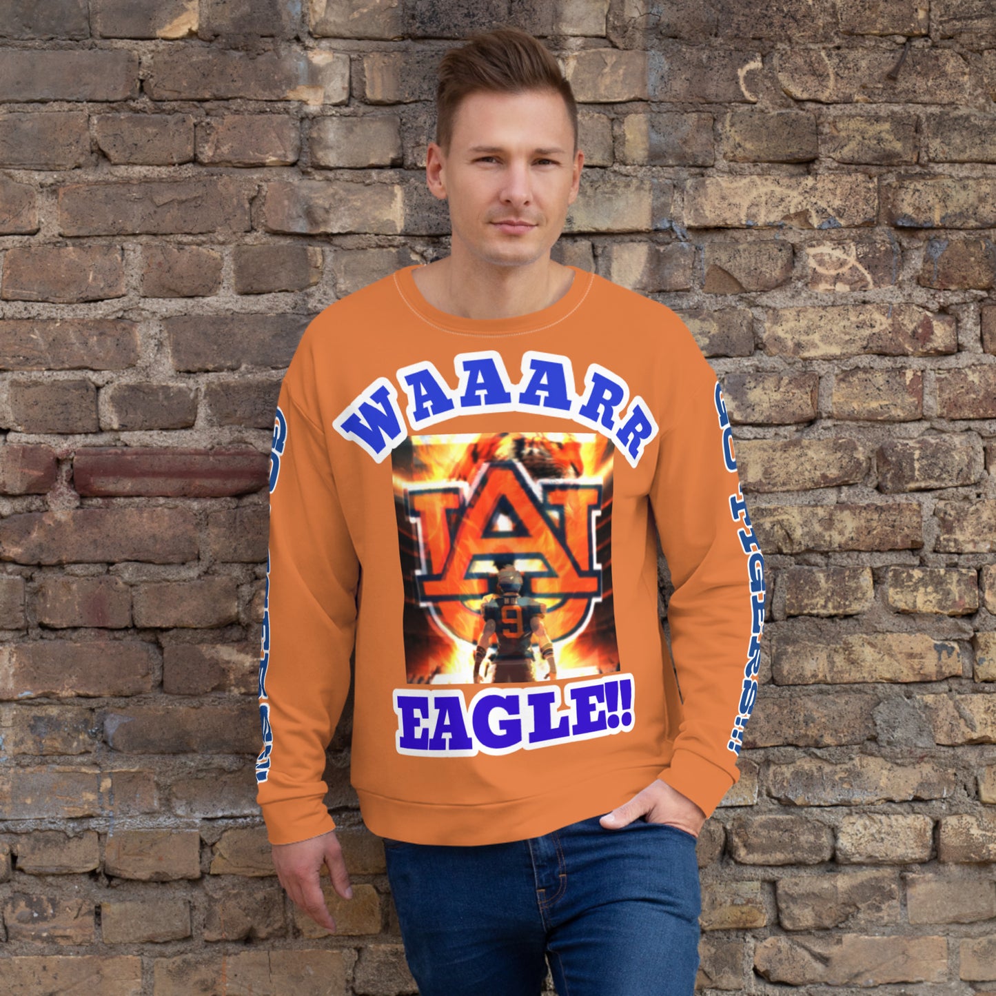 Unofficial Auburn University logo unisex Sweatshirt (profit split until approved for the University) - Shine On with d-Blaze