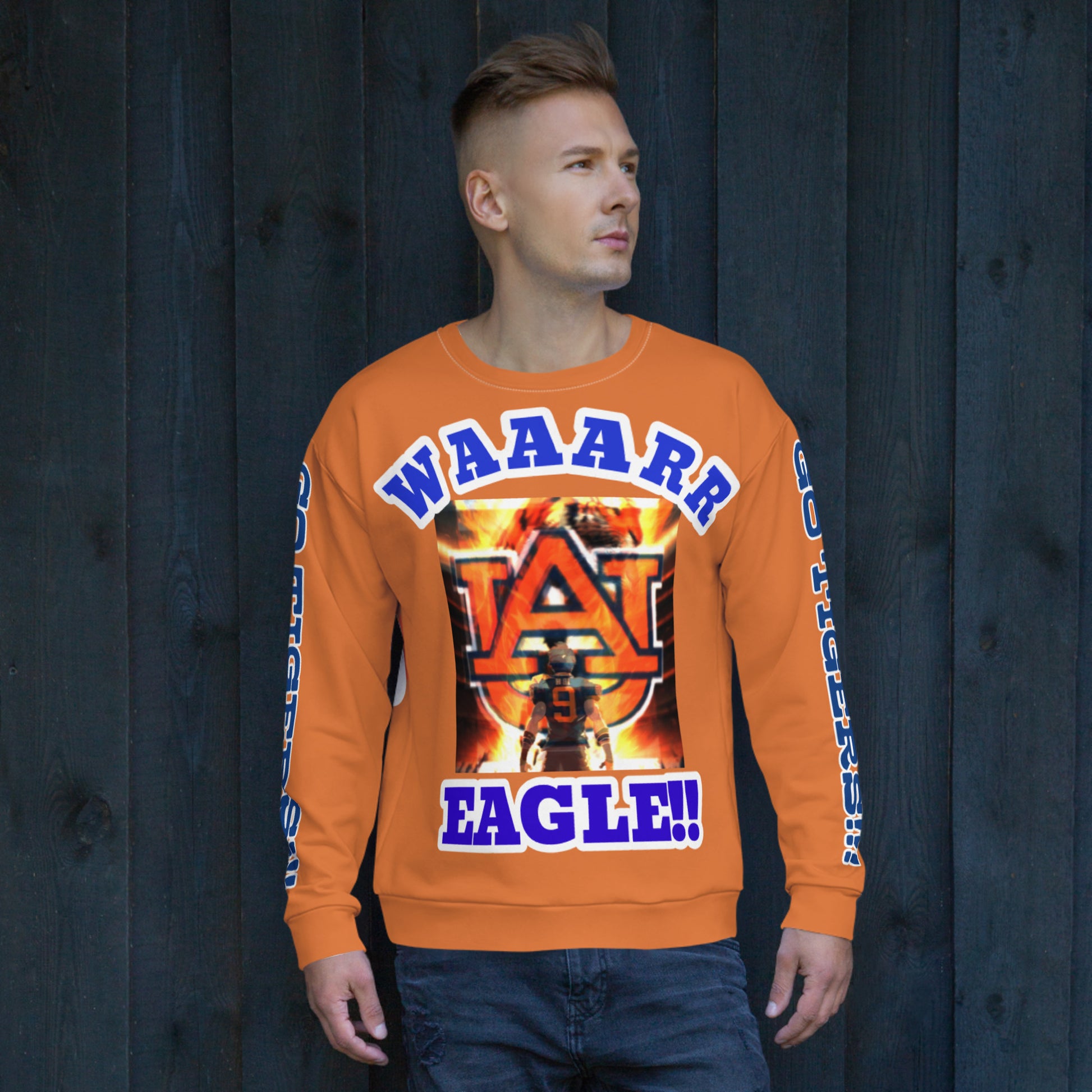 Unofficial Auburn University logo unisex Sweatshirt (profit split until approved for the University) - Shine On with d-Blaze