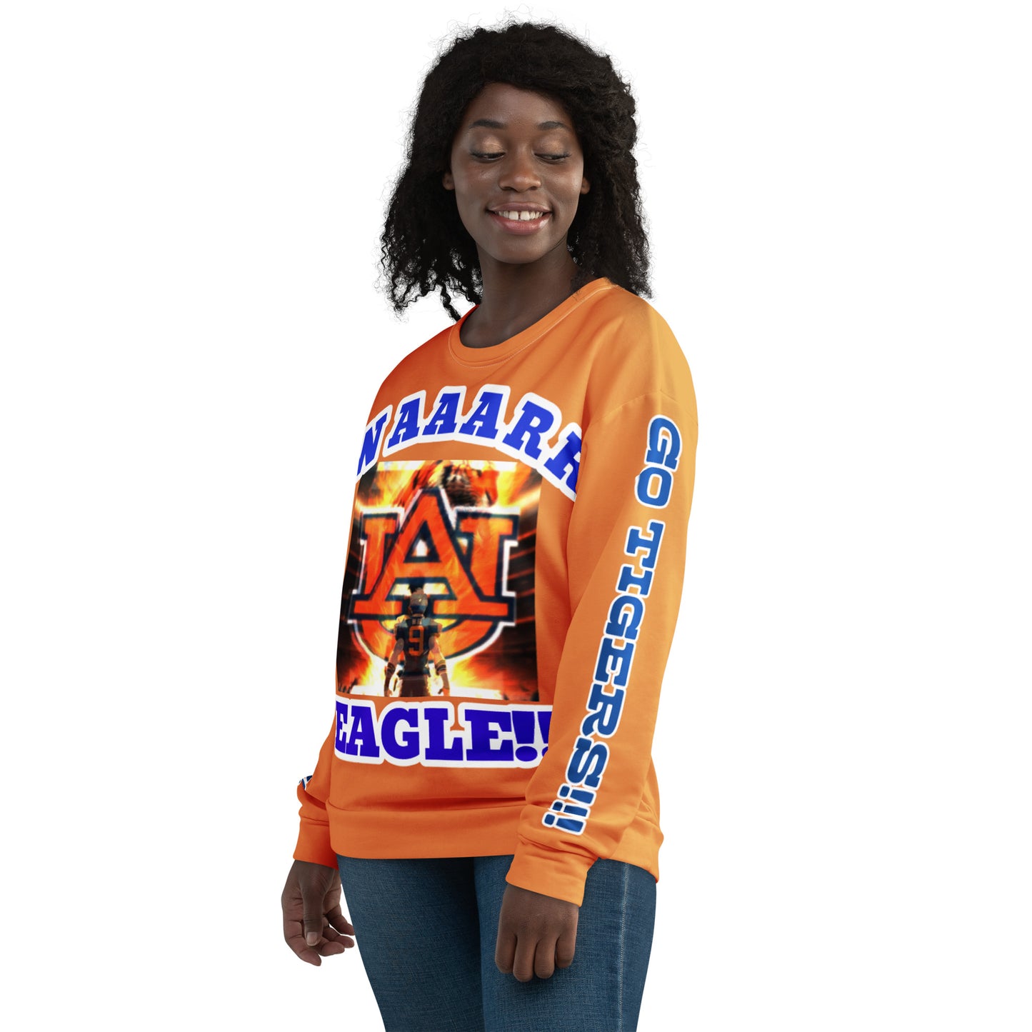 Unofficial Auburn University logo unisex Sweatshirt (profit split until approved for the University) - Shine On with d-Blaze