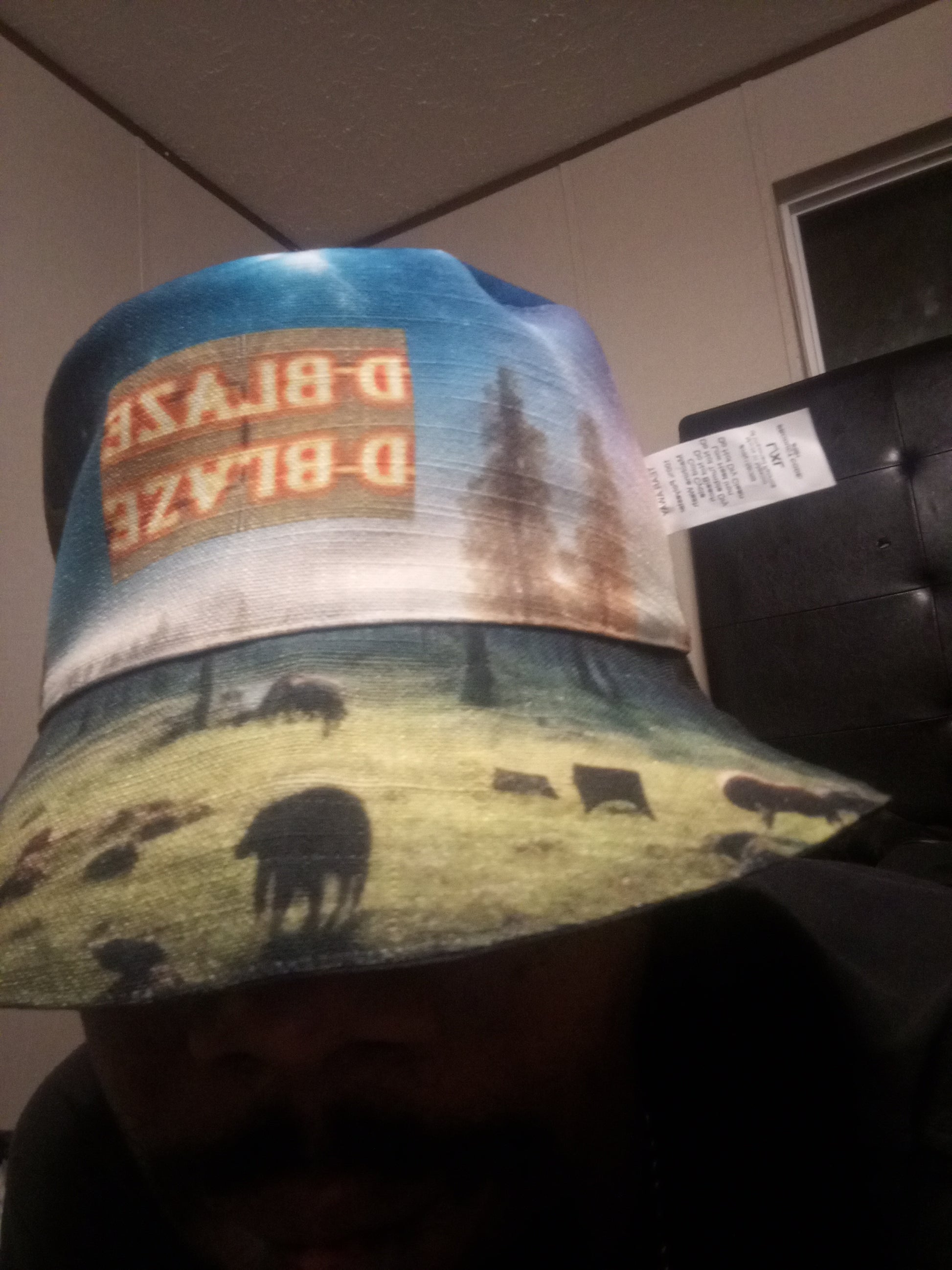 Bright side by D-Blaze: Reversible bucket hat - Shine On with d-Blaze