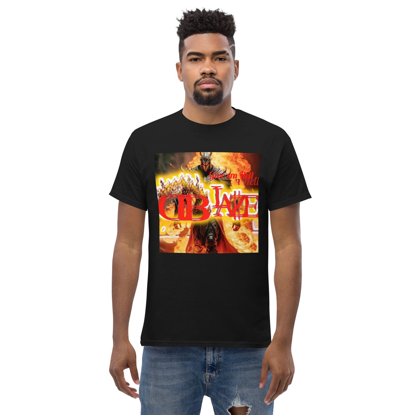 The D-Blaze Ventura Brand logo Unisex classic tee - Shine On with d-Blaze
