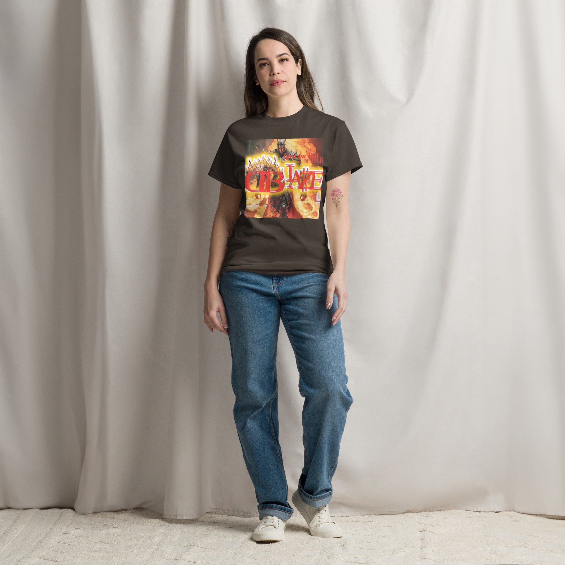 The D-Blaze Ventura Brand logo Unisex classic tee - Shine On with d-Blaze