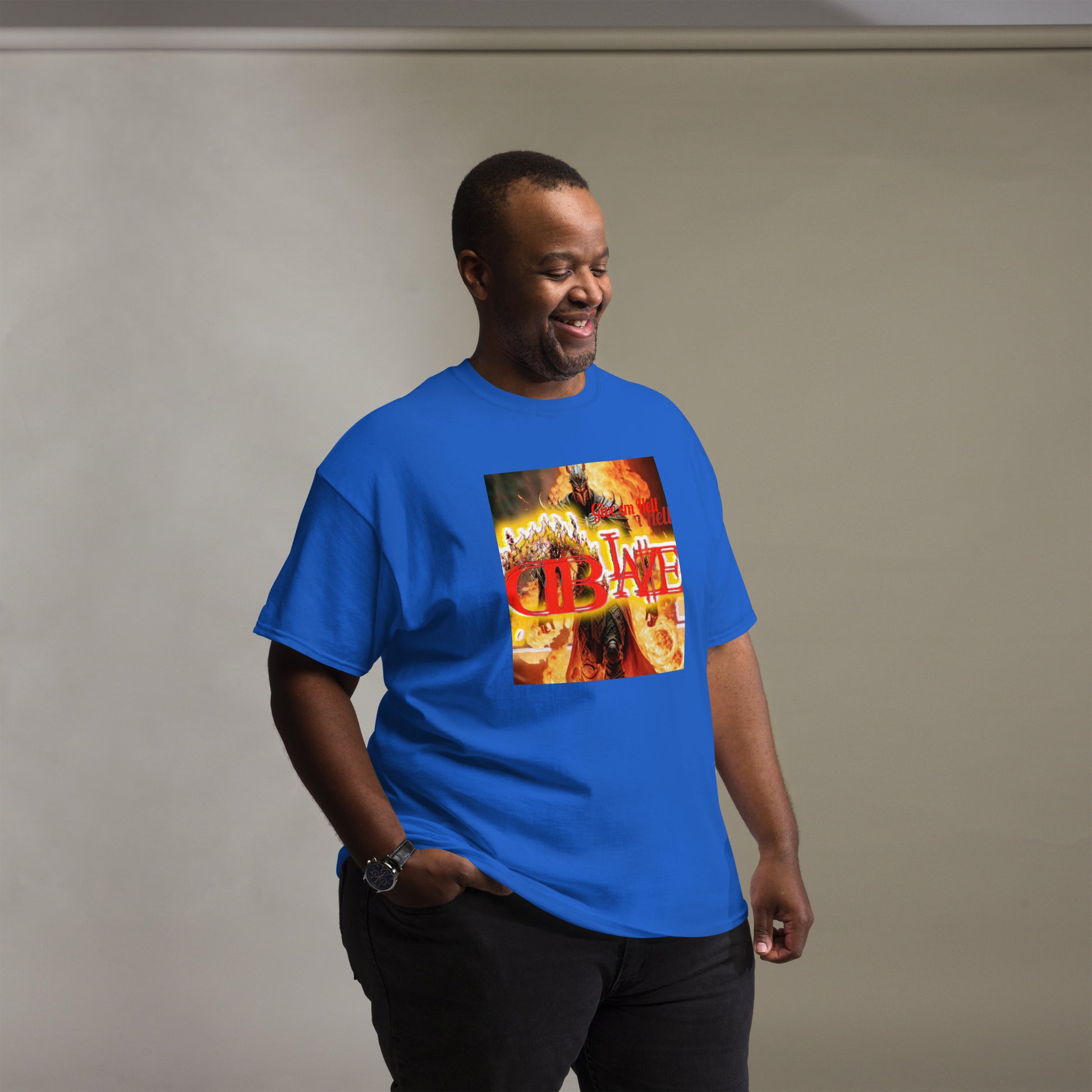 The D-Blaze Ventura Brand logo Unisex classic tee - Shine On with d-Blaze