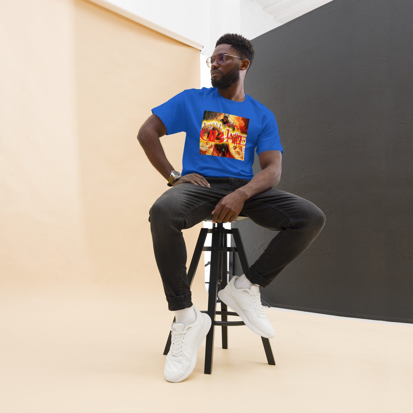 The D-Blaze Ventura Brand logo Unisex classic tee - Shine On with d-Blaze