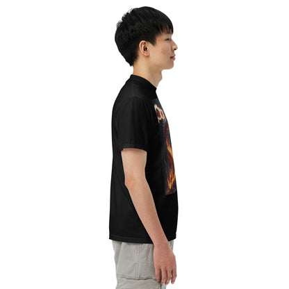 Rising Dragon D-Blaze Ventura Unisex heavyweight Graphic T - Shine On with d-Blaze