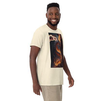 Rising Dragon D-Blaze Ventura Unisex heavyweight Graphic T - Shine On with d-Blaze