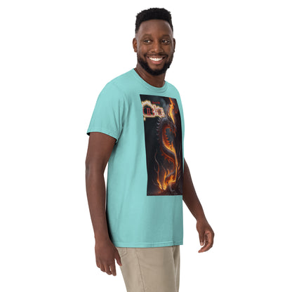 Rising Dragon D-Blaze Ventura Unisex heavyweight Graphic T - Shine On with d-Blaze
