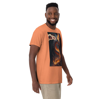 Rising Dragon D-Blaze Ventura Unisex heavyweight Graphic T - Shine On with d-Blaze