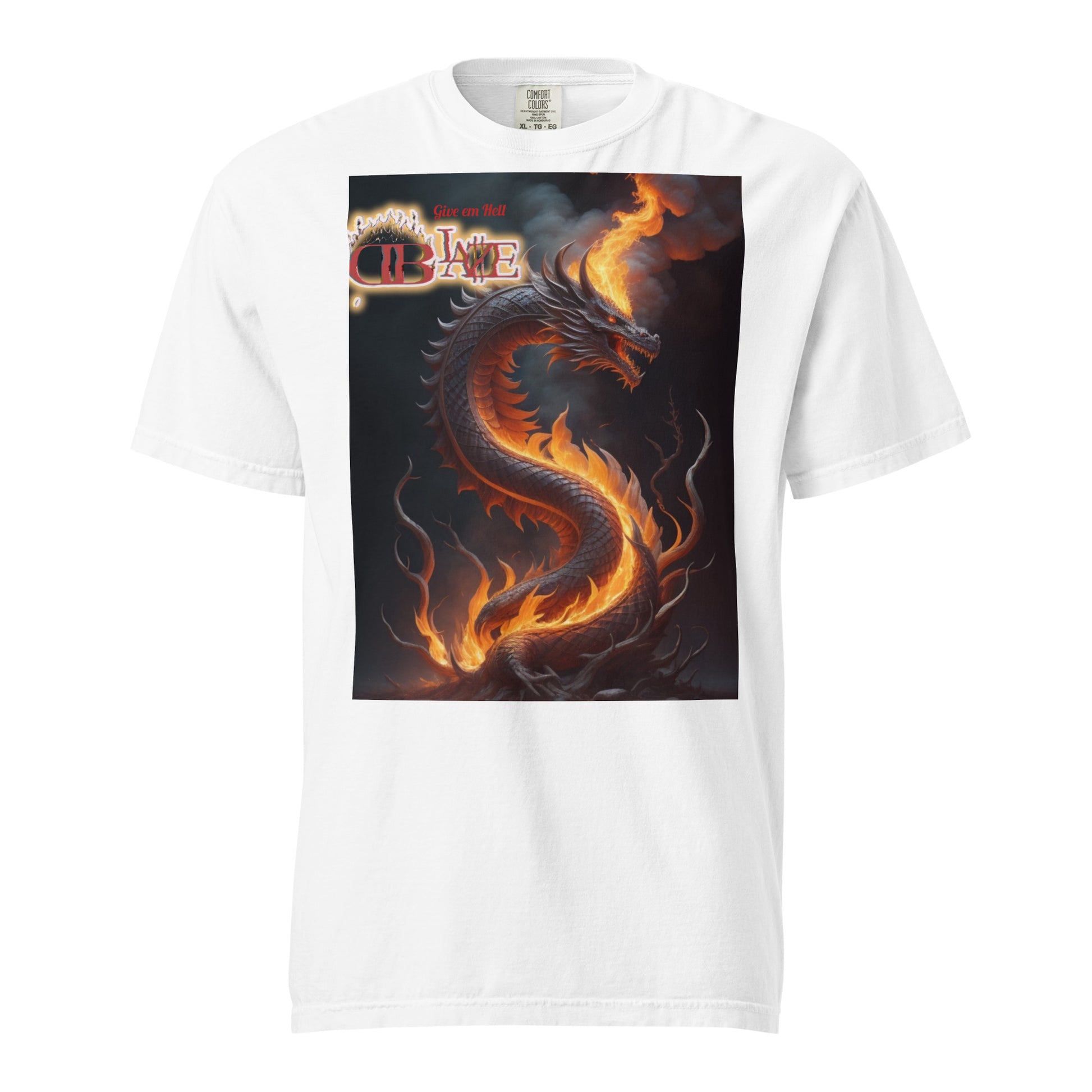 Rising Dragon D-Blaze Ventura Unisex heavyweight Graphic T - Shine On with d-Blaze