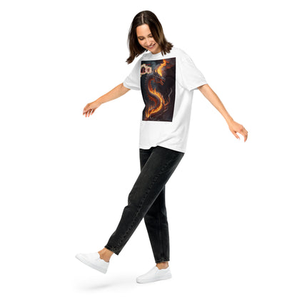 Rising Dragon D-Blaze Ventura Unisex heavyweight Graphic T - Shine On with d-Blaze