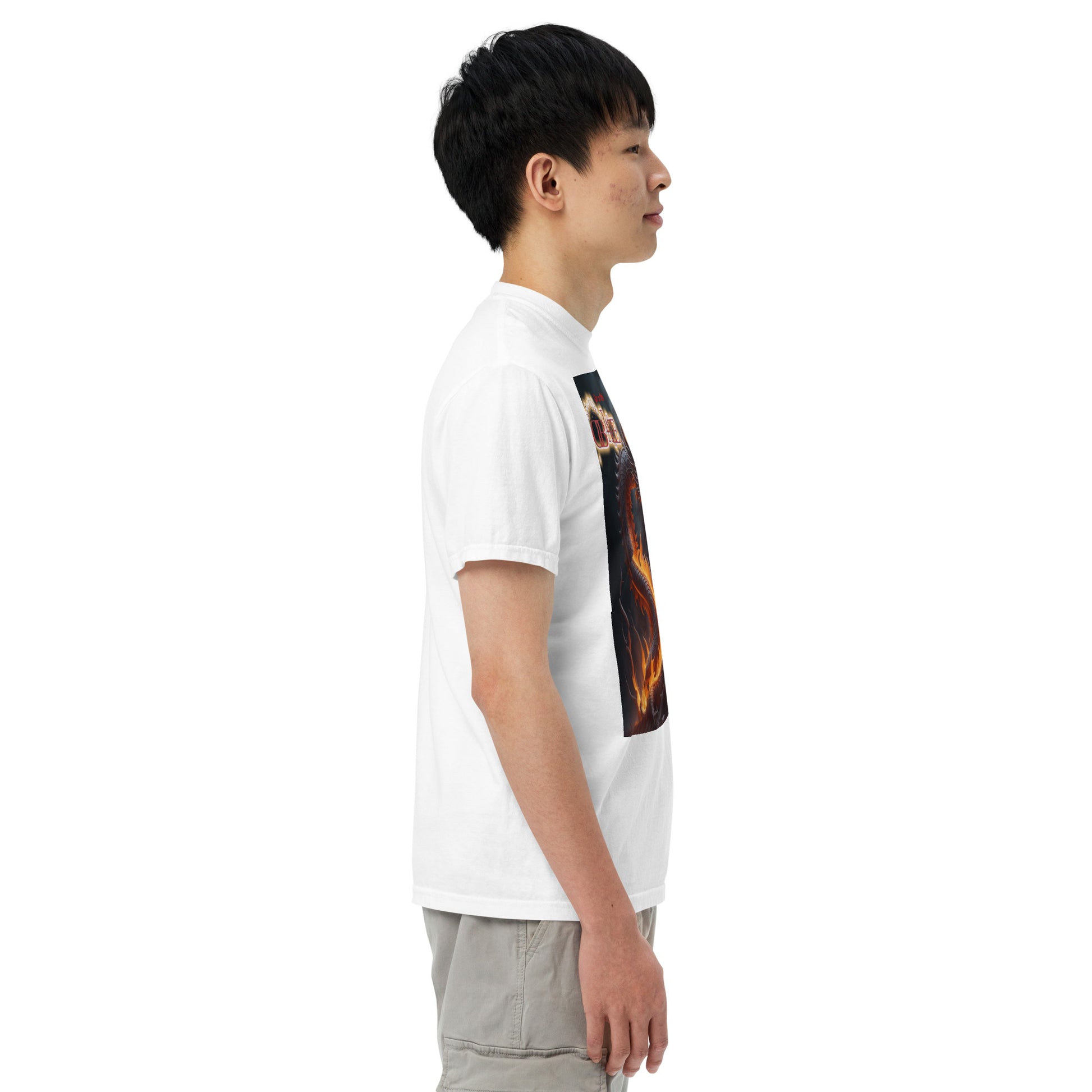 Rising Dragon D-Blaze Ventura Unisex heavyweight Graphic T - Shine On with d-Blaze